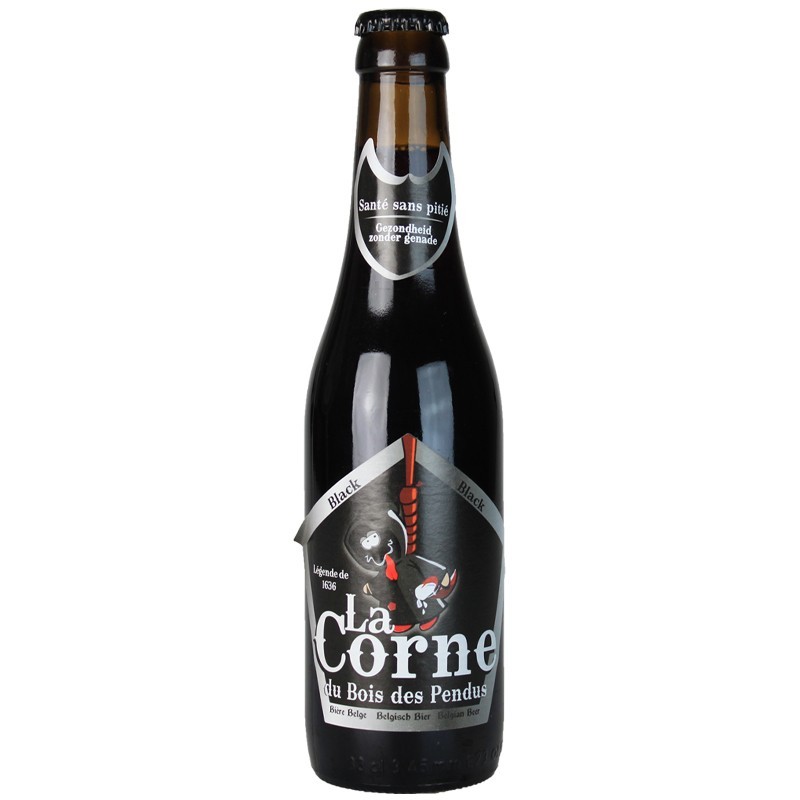 Bière Corne Black - Bière Noire Belge